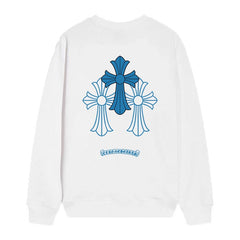 Letter Cross Pattern Sweatshirt #D21