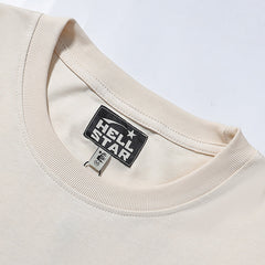 Logo Printed T-Shirt Apricot