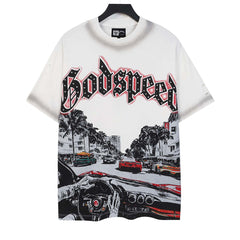 Racing Car Pattern T-shirt #G6222
