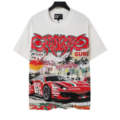 Race Car Pattern T-shirt #G6185/G5185