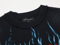 Blue Flame Skull Tee