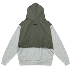 Letter Logo Splicing Hoodie