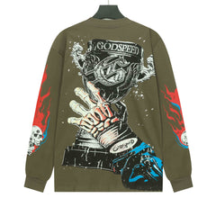 Skeleton Racer Long Sleeve T-Shirt