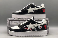 A Bathing Ape  Sta Low Color Block Shark Black