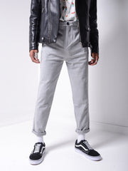 MODP Grey Roll Up Ankle Pants