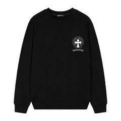 Letter Cross Pattern Sweatshirt #D40