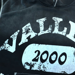 Letter Pattern Hoodie #V5903