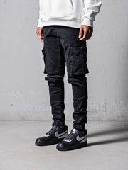 MODP Black Skinny Cargo Pants