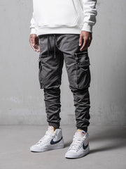 MODP Grey Cargo Slim Fit Pants