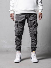 MODP Grey Cargo Slim Fit Pants