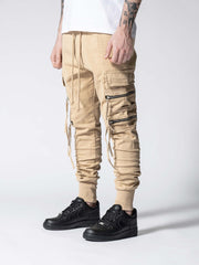 MODP Beige Swish Cargo Pants