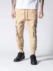 MODP Beige Swish Cargo Pants