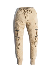 MODP Beige Swish Cargo Pants