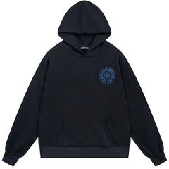 Letter Cross Pattern Hoodie #B20