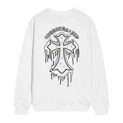 Letter Cross Pattern Sweatshirt #P19