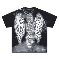 Tribal Wings Heavy Washed Tee