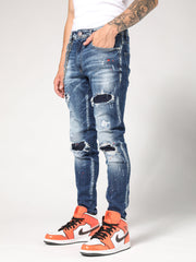 MODP Patch Blue Denim Jeans