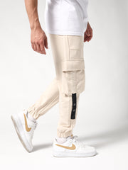 MODP Creme Cargo Sweatpants