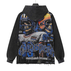 Skull Pattern Hoodies #G6803