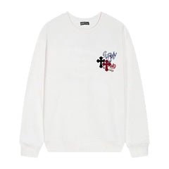 Letter Cross Pattern Sweatshirt #D35