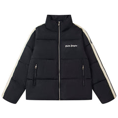 Letter Printed Cotton Jacket.