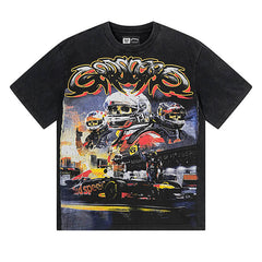 Race Car Driver Pattern T-shirt #G1199/G3199