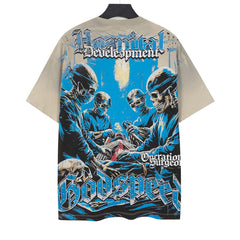 Skull Doctor Pattern T-shirt #G6412