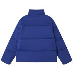 Letter Printed Cotton Jacket.
