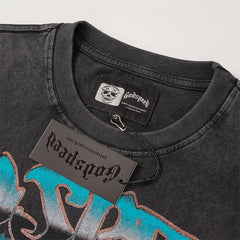 Skull Guitarist Pattern T-shirt #G6175