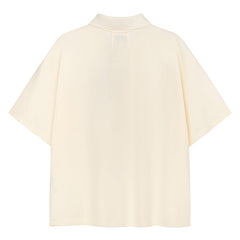 Boxy Cotton-Pique Polo Shirt