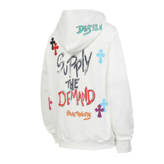 CH Letter Cross Pattern Hoodie #L3190