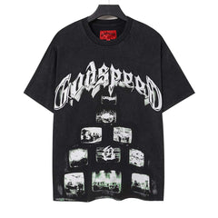 Scene Pattern T-shirt #G6188