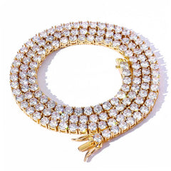 Men's Hip Hop Zirconia Tennis Necklace #CHA003