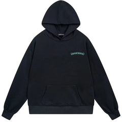 Letter Cross Pattern Hoodie #B89
