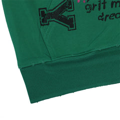 Letter Pattern Hoodie #V6085