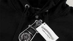 Letter Cross Pattern Hoodie #B56