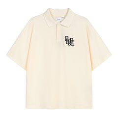 Boxy Cotton-Pique Polo Shirt