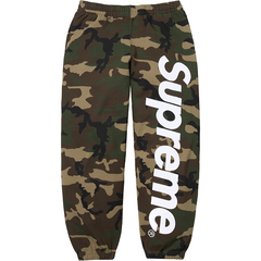 Satin Applique Sweatpant 'Woodland Camo'