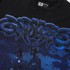 Starry Night Walk Pattern T-shirt #G6360