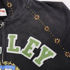 Letter Pattern Hoodie #V6073