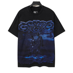 Starry Night Walk Pattern T-shirt #G6360