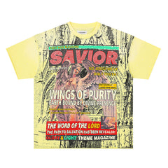 Savior Magazine Rhinestone Tee