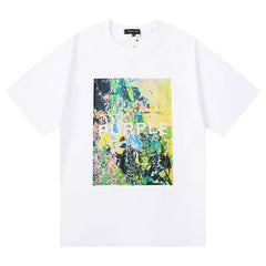 Logo Pattern Print T-Shirt