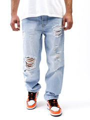MODP Kneeout Blue Denim Jeans