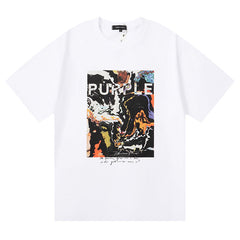 Logo Pattern Print T-Shirt