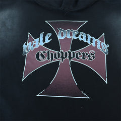 Letter Pattern Hoodie #V5906
