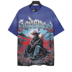Skull Gunner Pattern T-shirt #G5409/G6409