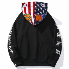US Shark Full Zipper Hoodie