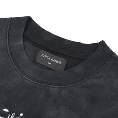 Skulls Applique Heavy Washed Tee