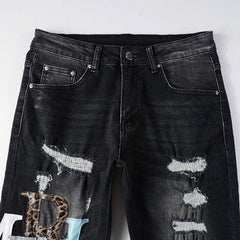 Patchwork Jeans #1323